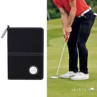 Sổ Ghi Chú Ghi Điểm Chơi Golf Bằng Da Kèm Móc Khóa Tiện Dụng