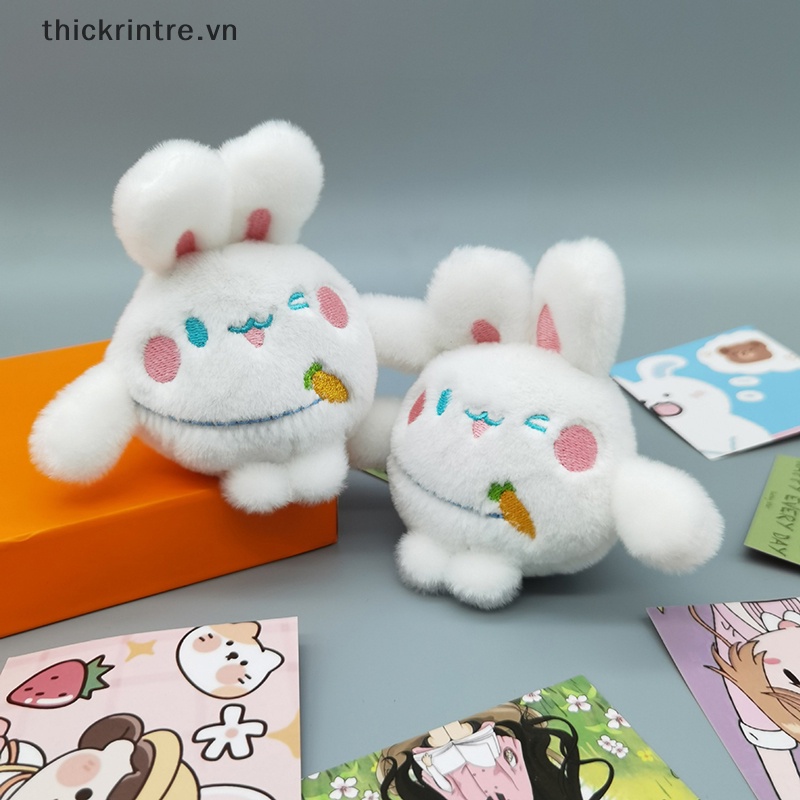 Móc Khóa Hình Thỏ Nhồi Bông Đáng Yêu