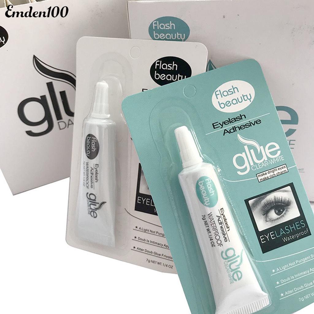 Keo Dán Lông Mi Giả Emden 7g Màu Trắng Đen Đa Năng An Toàn