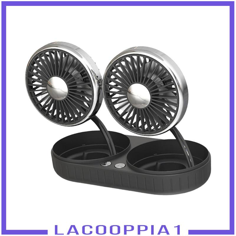 Quạt Làm Mát Hai Đầu Chống Trượt Trọng Lượng Nhẹ Bền Bỉ Dành Cho Bảng Điều Khiển Xe Hơi
