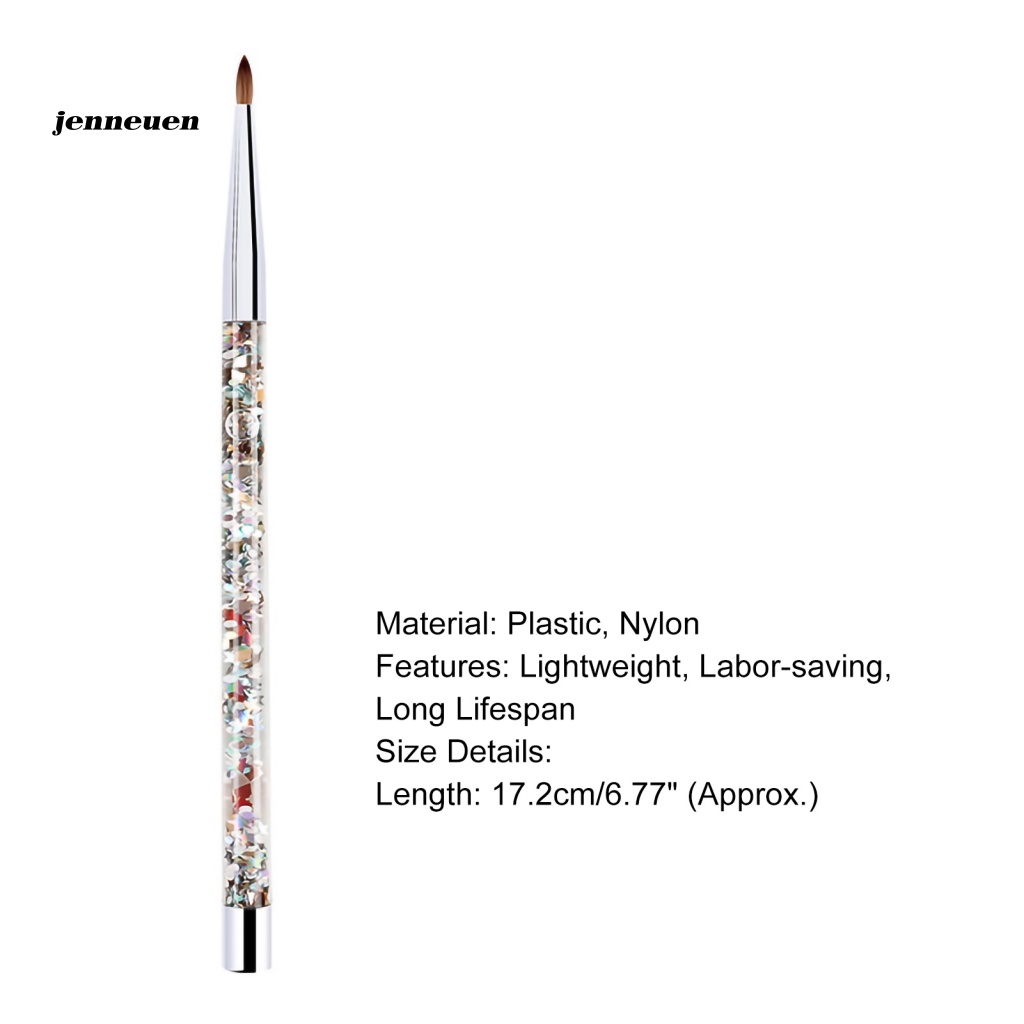 Cọ Vẽ Trang Trí Móng Tay Nghệ Thuật Bằng Lông Nylon Mềm Mịn