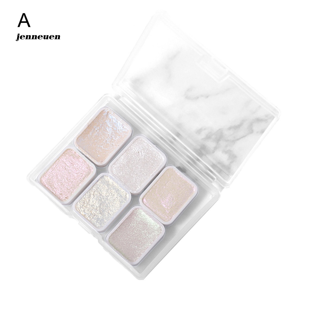 Bộ 6 Hộp Màu Trang Trí Móng Tay Nghệ Thuật