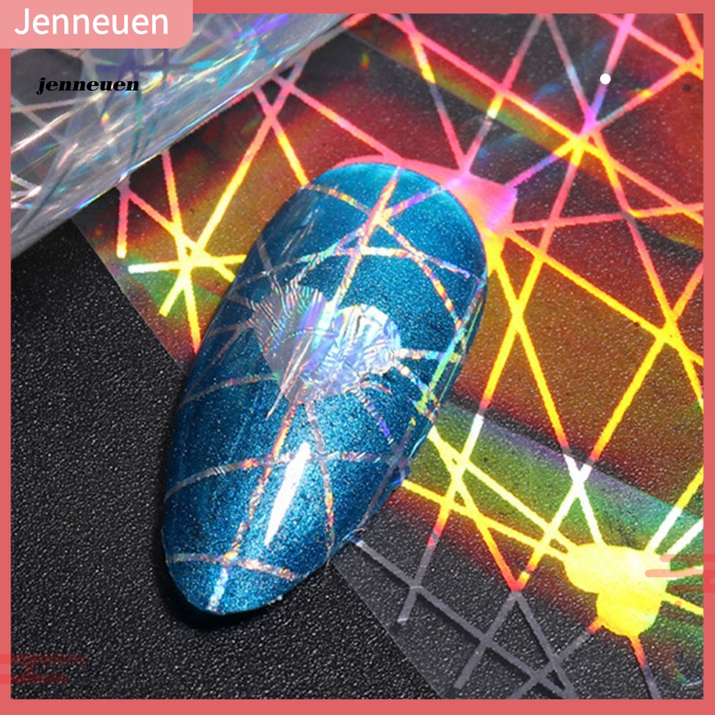 Set 10 Cuộn Giấy Foil Dán Trang Trí Móng Tay Cho Nữ Họa Tiết Ngôi Sao / Trái Tim