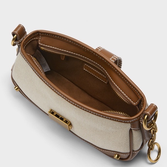 Túi Xách Đeo Vai Phối Khóa Kim Loại Phong Cách punk Mới Cho Nữ