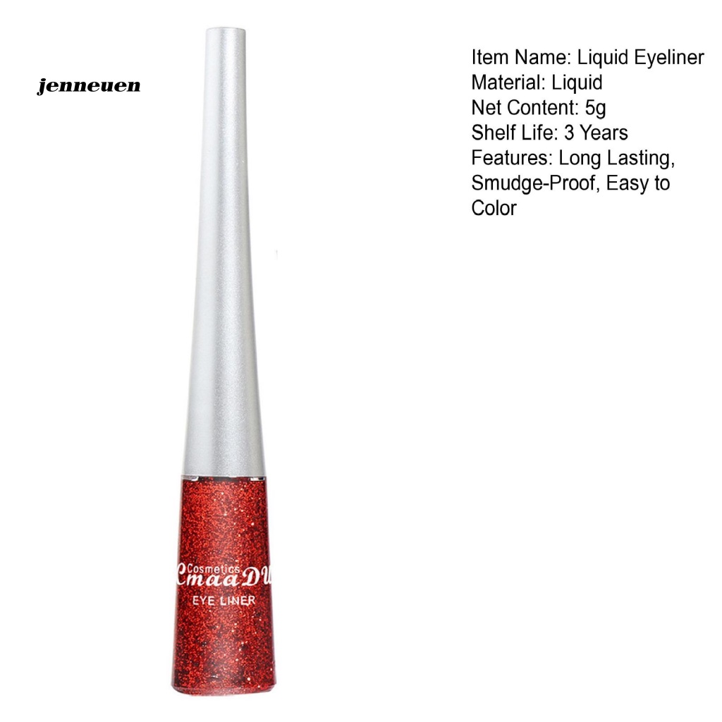 Bút Kẻ Mắt Dạng Lỏng Màu Nhũ Kim Tuyến Thời Trang Chuyên Nghiệp