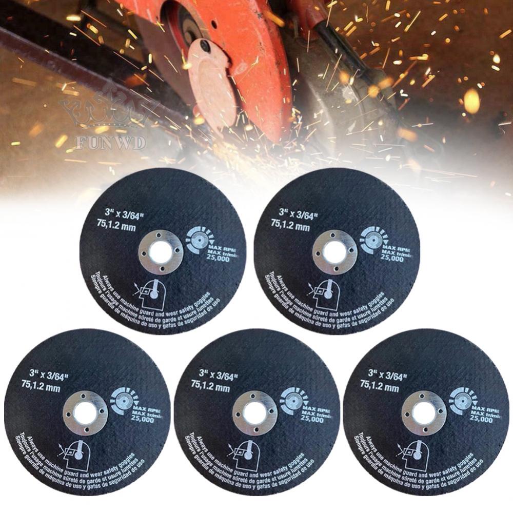 【FUNWD】Cutting Discs 5pcs For Stainless Steel Metals Circular Resin Saw Blade