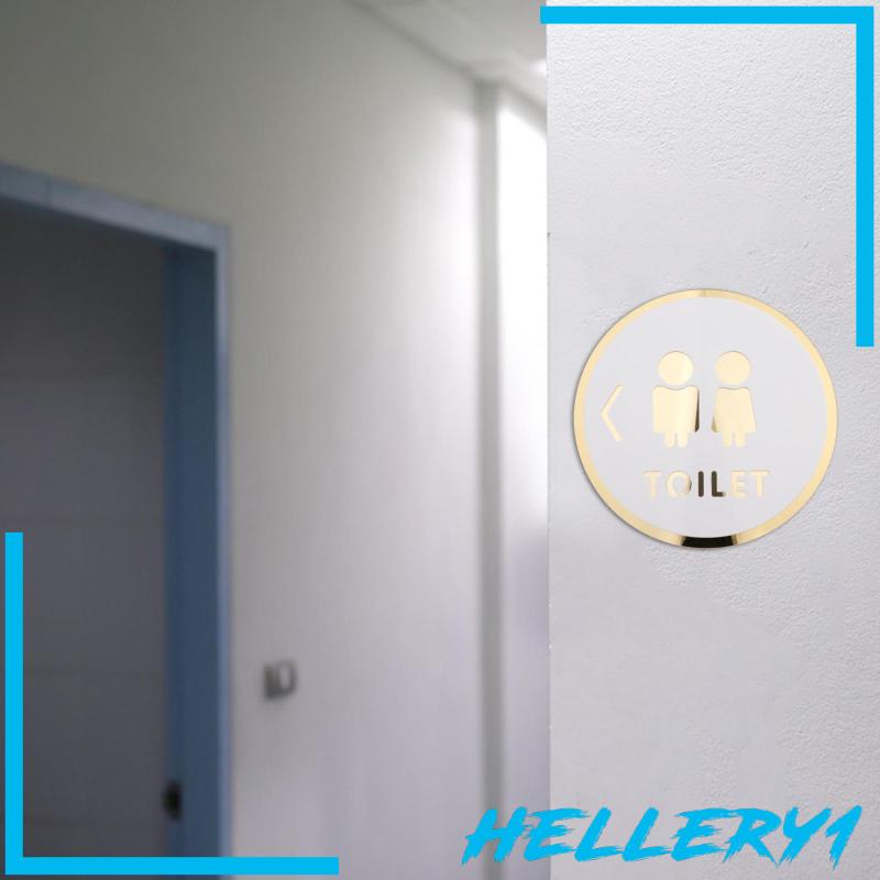 Hình Dán Toilet Nam Nữ Bằng Acrylic In Kí Hiệu Pictogram