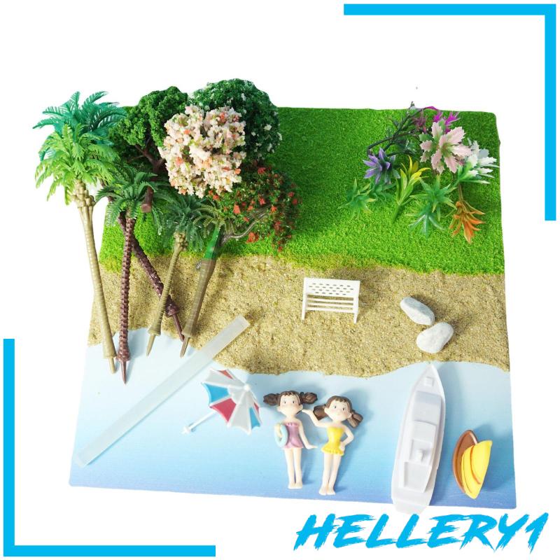 Cân Phong Cảnh Bãi Biển Mùa Hè Trang Trí Tưởng Tượng