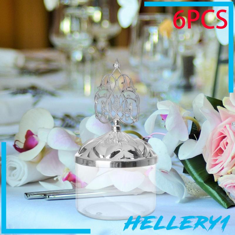 Set 6 Hũ Đựng Kẹo Có Nắp Đậy Tiện Dụng