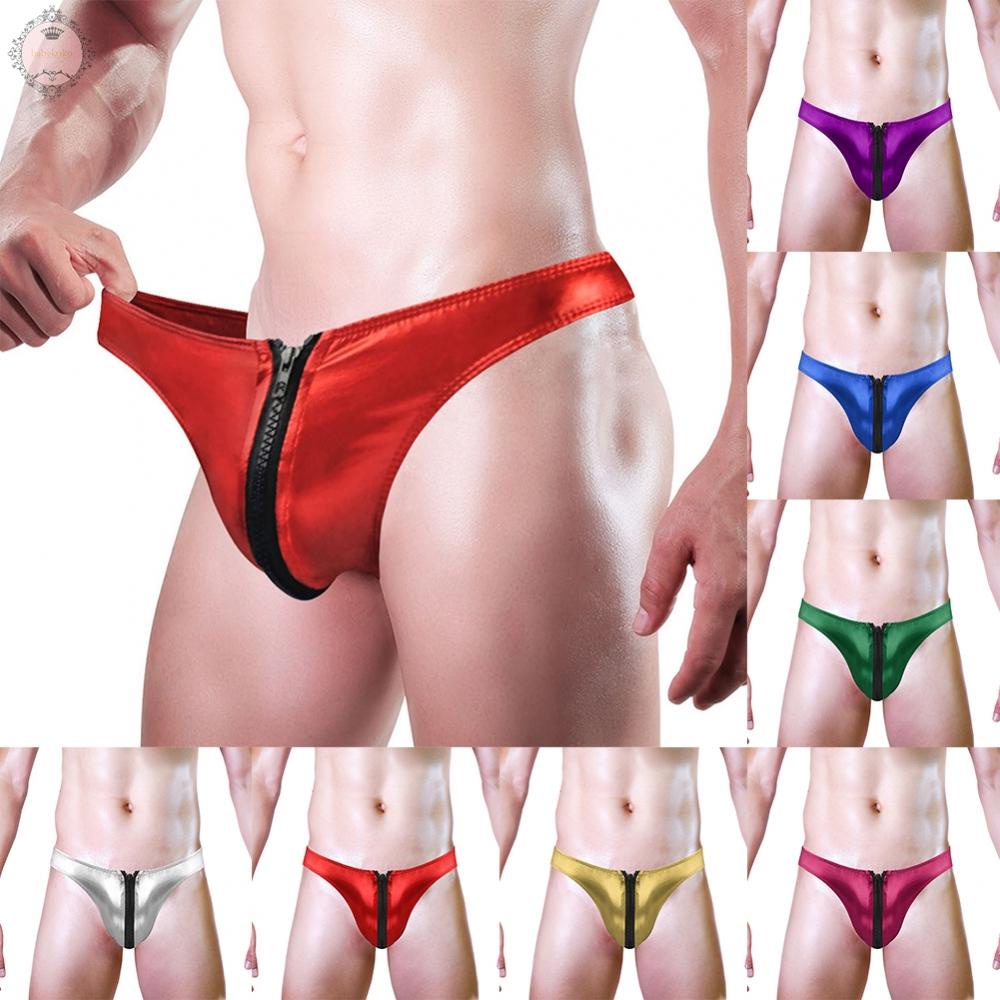 Men Underwear Underpants Breathable Comfortable Flex Leather Leightweight