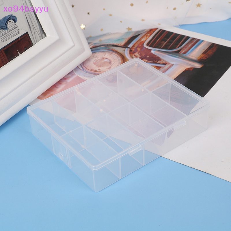 Hộp Nhựa Rỗng Trong Suốt Đựng Hạt Đá Trang Trí Móng Nghệ Thuật Xo94Bsyu