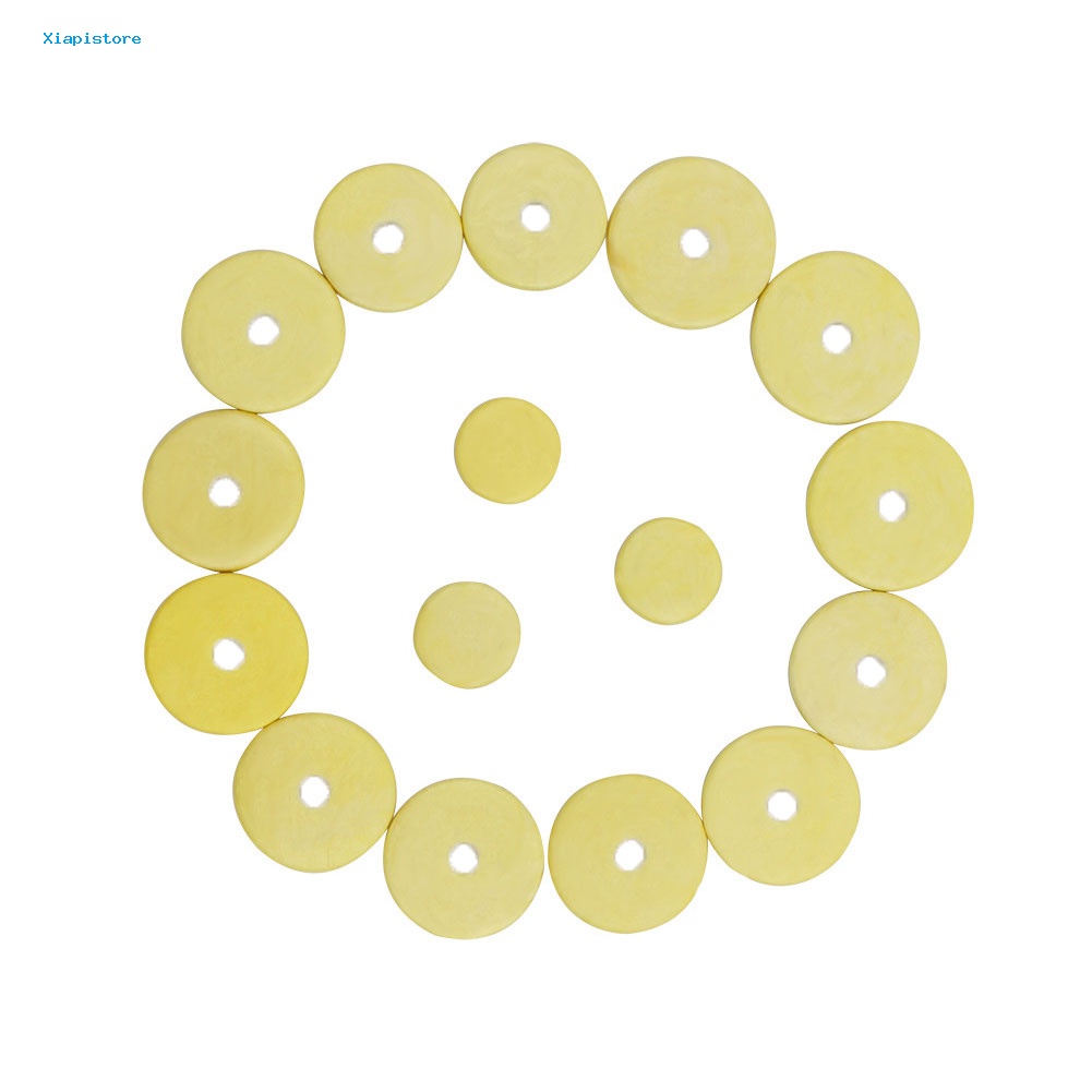 Set 16 Miếng Đệm Bằng Da Thật Thay Thế Cho Nhạc Cụ Sáo