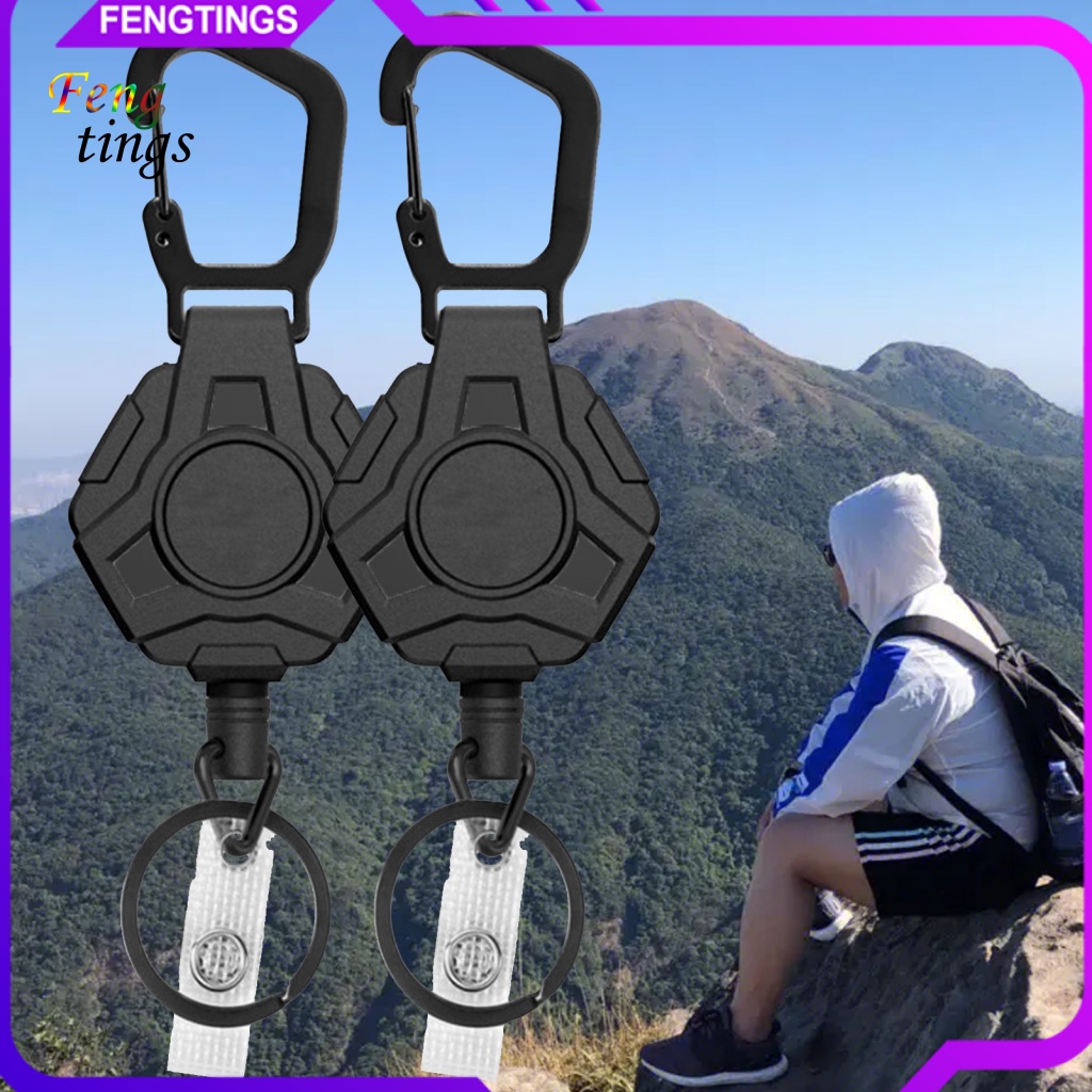 Móc Khóa Carabiner Bằng Nhựa ABS Chống Rơi Chống Thất Lạc Tiện Dụng