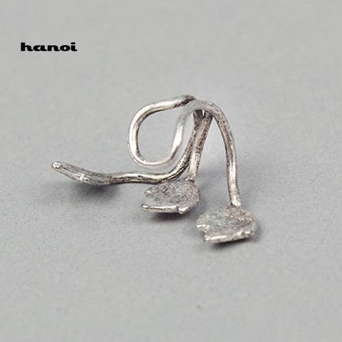 1 Khuyên Vành Tai Kim Loại Vintage Cho Nữ