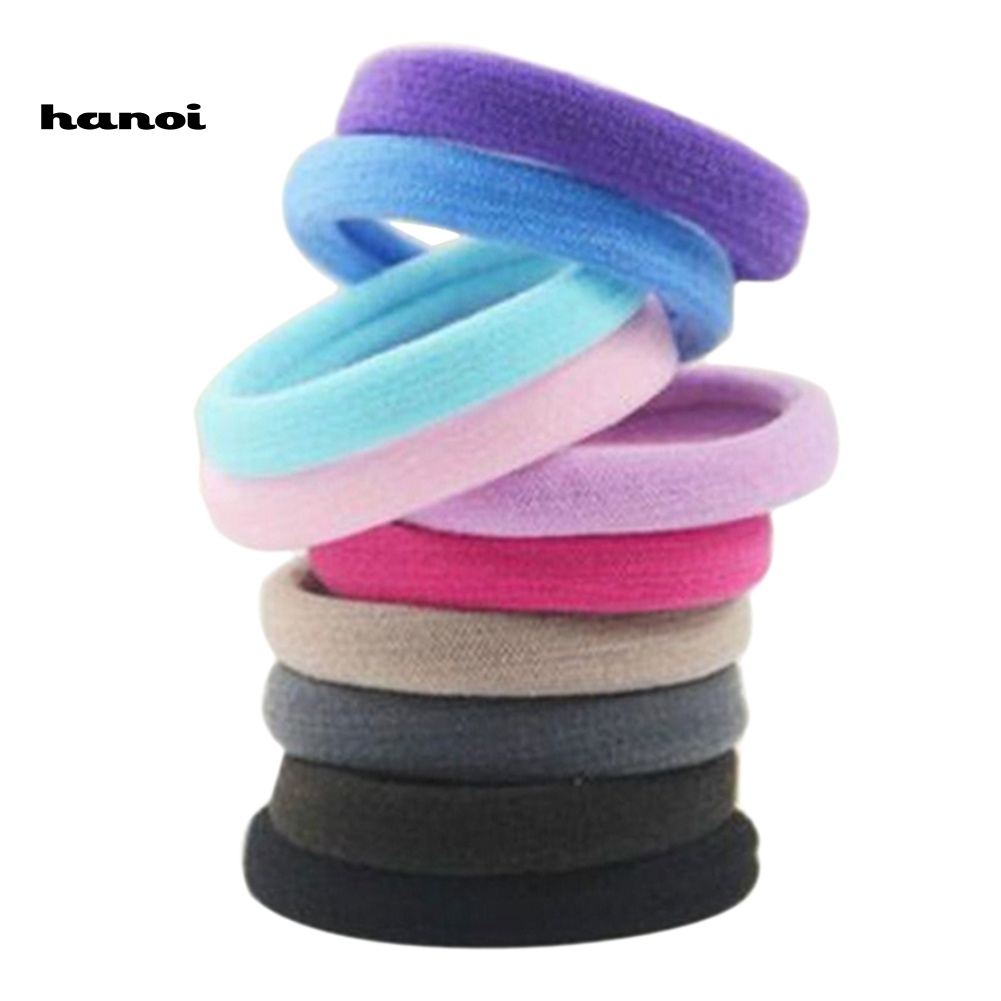 Set 50 Dây Buộc Tóc Co Giãn Thời Trang Nữ