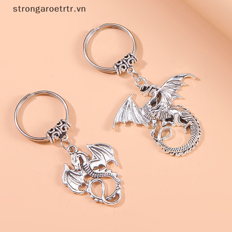 Móc Khóa Hợp Kim Hình Rồng Phong Cách Vintage Thời Trang