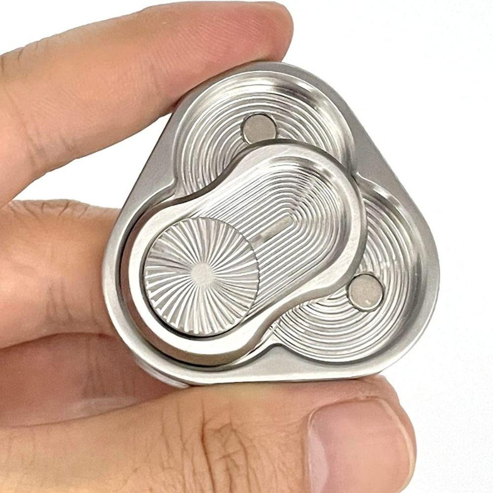 Mmluck Đồ Chơi Con Quay Hình Tam Giác Trượt Bằng Hợp Kim Làm Quà Giáng Sinh
