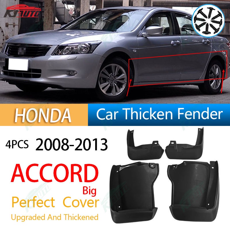 FENDER Tấm Chắn Bùn Trước Sau Chống Va Chạm / Bụi Bẩn Trang Trí Xe Hơi honda accord 2008-2013