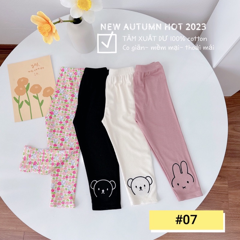 SET 4 QUẦN LEGGING HOẠ TIẾT CHO BÉ