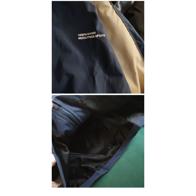 Áo khoác bóng chày YOUTANG cổ đứng ghép nối màu sắc thời trang cho nam