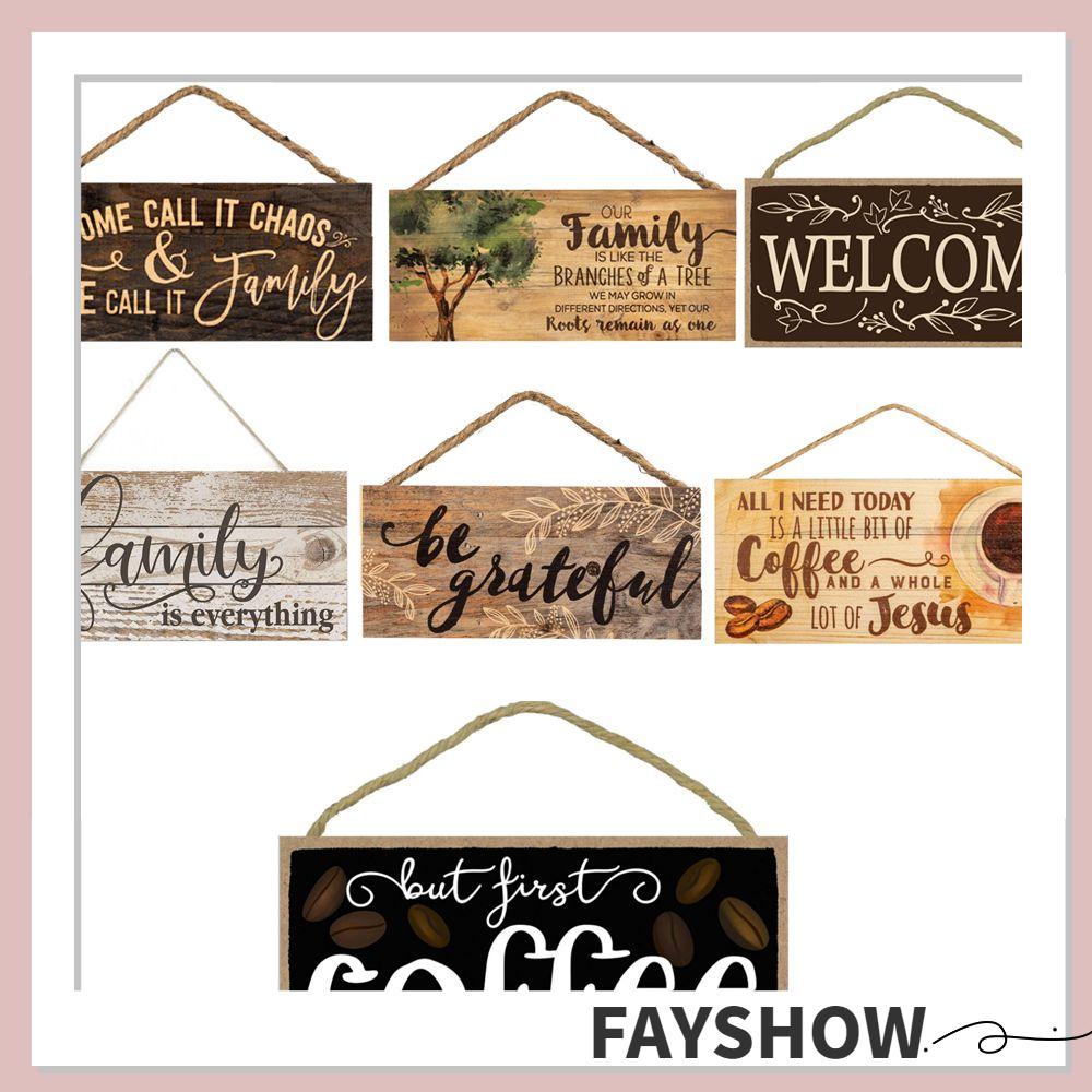 Bảng Gỗ Treo Tường In Chữ Welcome Sweet Welcome Trang Trí Nhà Cửa