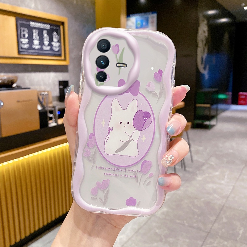 Ốp lưng Vivo V23 5G Ốp Điện Thoại tpu Dẻo Họa Tiết Hoạt Hình Dễ Thương Thời Trang Cho Vivo V23 KLQNY