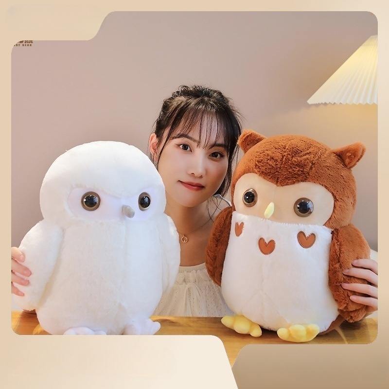 Cú Nhồi Bông Dễ Thương Cỡ Lớn