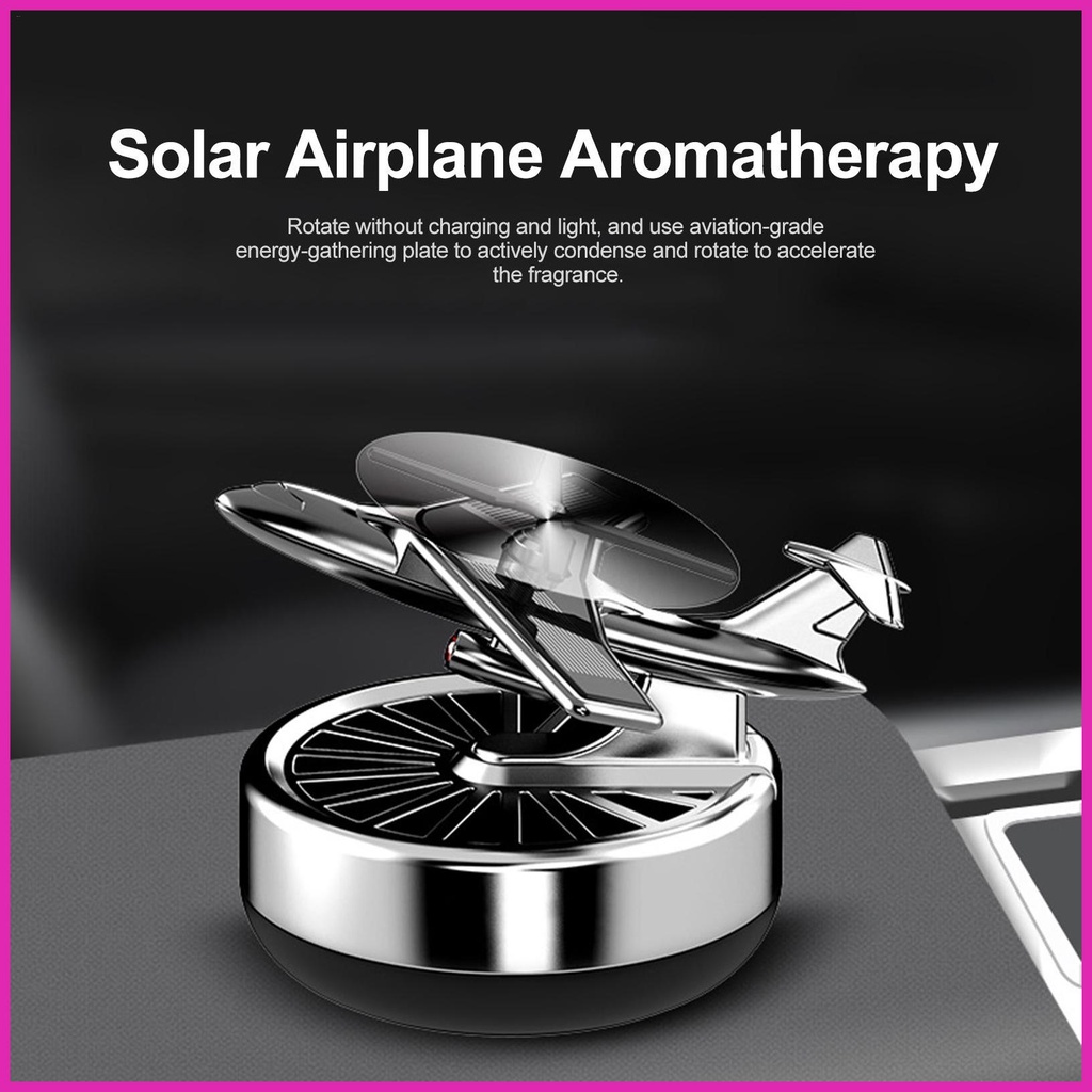 Máy Khuếch Tán Hương Thơm Xe Hơi / Máy Bay Năng Lượng Mặt Trời Xoay Được Dễ Sử Dụng