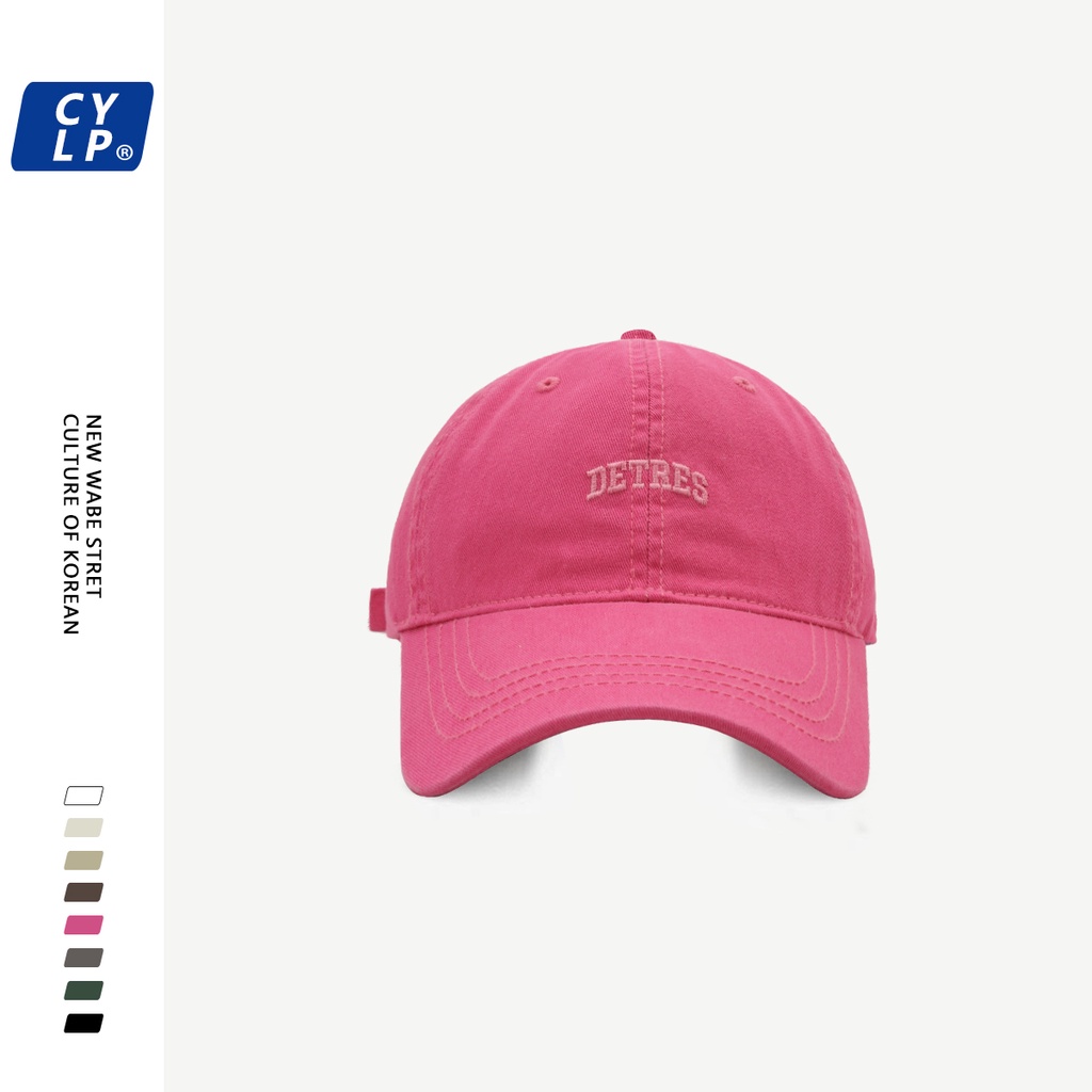 Mũ Lưỡi Trai Mềm Thêu Chữ Phong Cách Hàn Quốc Thời Trang Thu Đông Cho Cặp Đôi