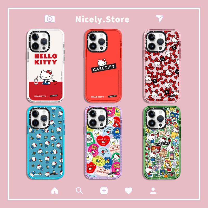 Ốp Điện Thoại TPU Trong Suốt Chống Trầy Xước Hình Hello Kitty Hoạt Hình Cho iPhone 14 13 12 Pro Max 11