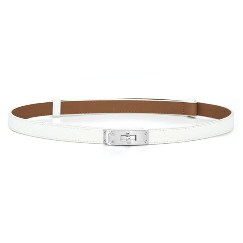 Ivy ladies alloy buckle belt thắt lưng thắt lưng mỏng cho dress jeans có thể điều chỉnh