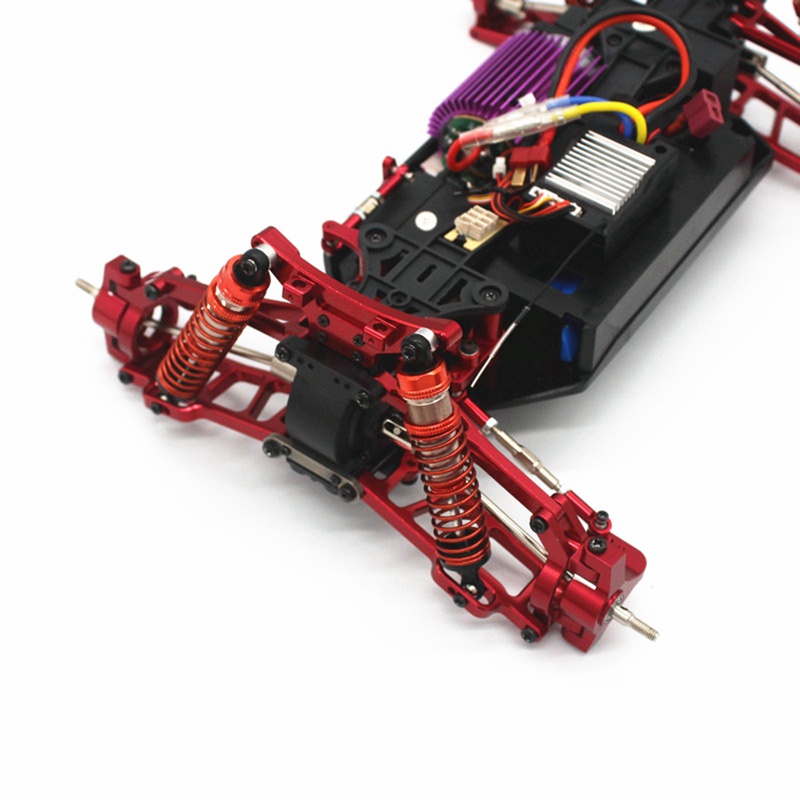 Thanh Kéo Tay Lái Trước Bằng Kim Loại Cho Xe Hơi wltoys 104009 Phụ Kiện Nâng Cấp 12402-a rc Màu Xanh Dương Cho Xe Hơi