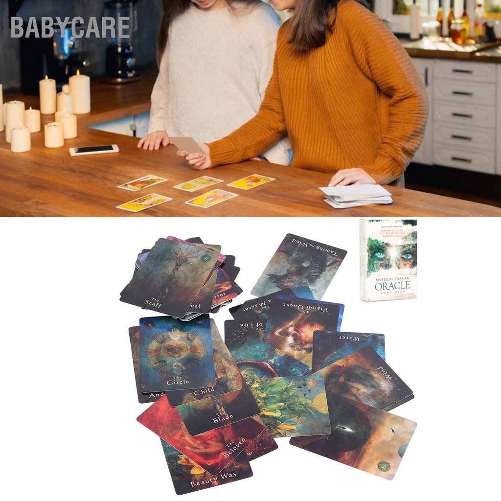 Babycare Bộ Bài Tarot 64 Lá Phiên Bản Tiếng Anh Bói Toán Cho Bữa Tiệc Giải Trí