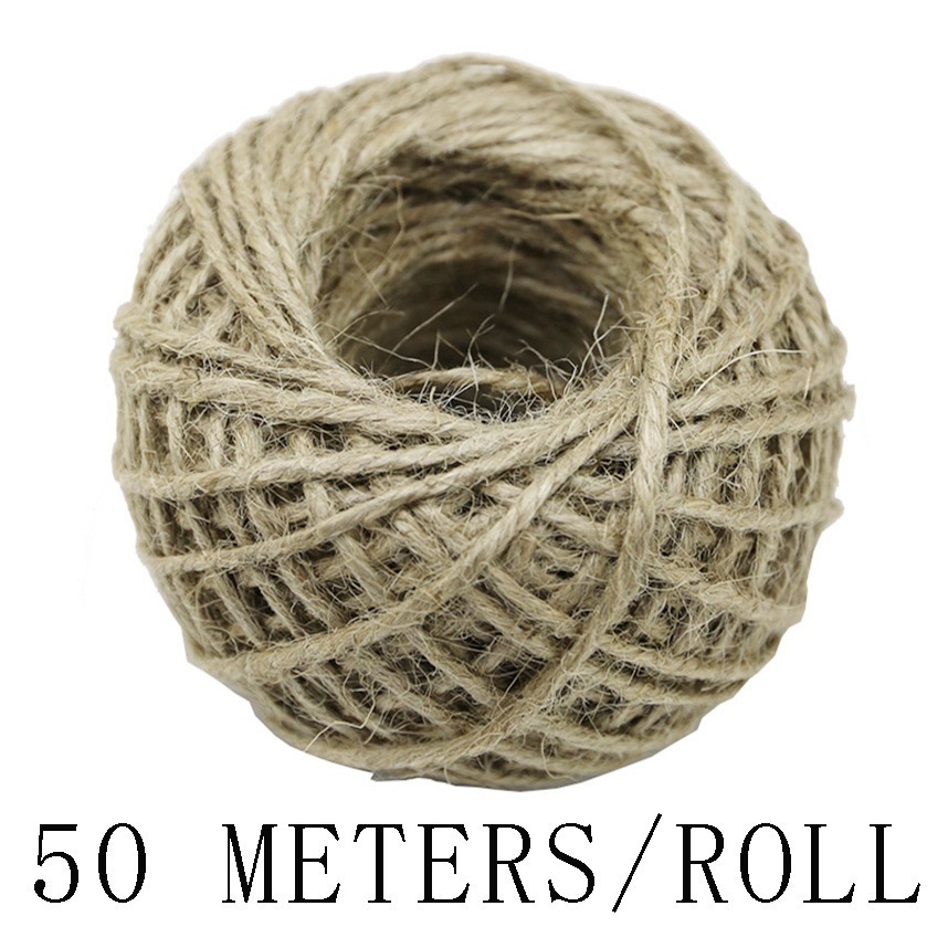 Cuộn Dây Thừng Gai Dầu 3mm 50M Dùng Trang Trí DIY