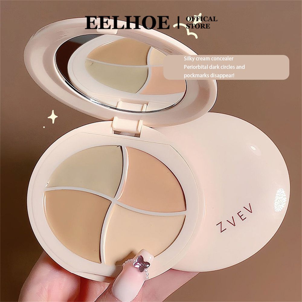 Kem che khuyết điểm EELHOE không làm mất lớp trang điểm/ che quầng thâm/ vết mụn/ tàn nhang/ không dính/ làm sáng