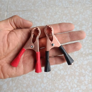 Kẹp Acquy 30A 50A (1 cặp Đỏ + Đen)