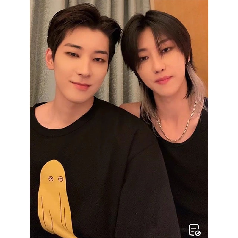 Áo Thun Cotton Tay Ngắn Dáng Rộng In Chữ SEVENTEEN WONWOO Phong Cách Hàn Quốc Thời Trang Mùa Hè Cho Nam Và Nữ