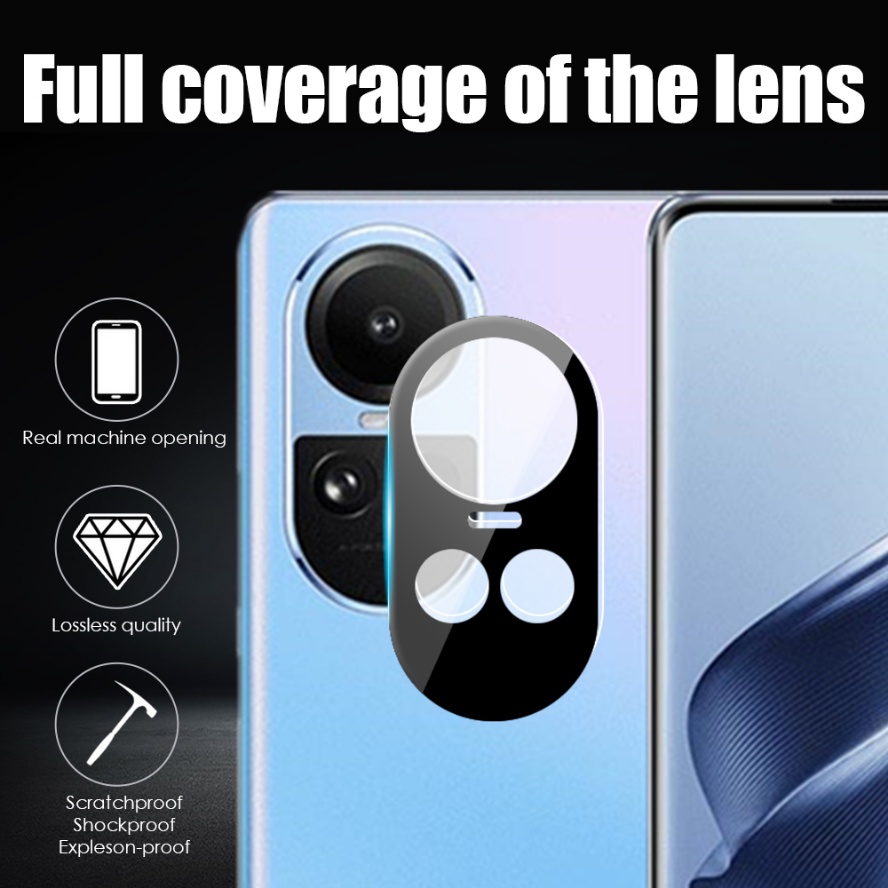 Kính Cường Lực 3D Bảo Vệ Camera Cho OPPO Reno 10 Pro Plus Reno10 Pro + 5G OPO Rino 10Pro CPH2531 CPH2525 CPH2521 2023