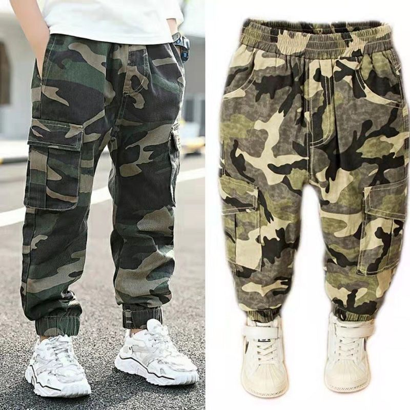 Quần Dài Dáng Rộng Phong Cách Thời Trang Mới 2023 Dành Cho Bé Trai