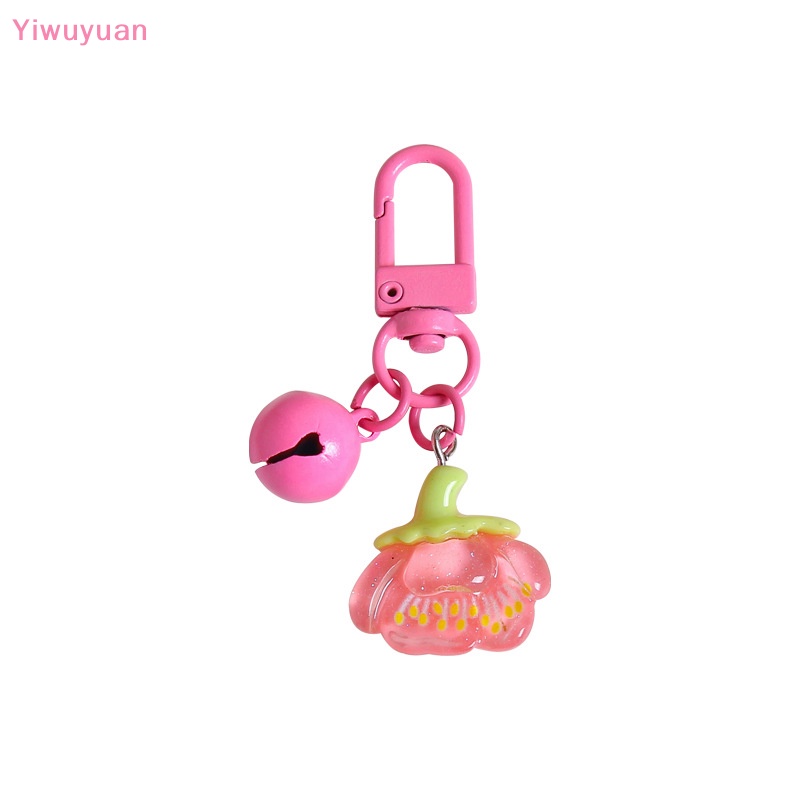 Móc Khóa Hình Hoa Anh Đào Bằng Nhựa Resin Dễ Thương Đơn Giản Thời Trang Trang Trí Túi Xách / Xe Hơi Mới