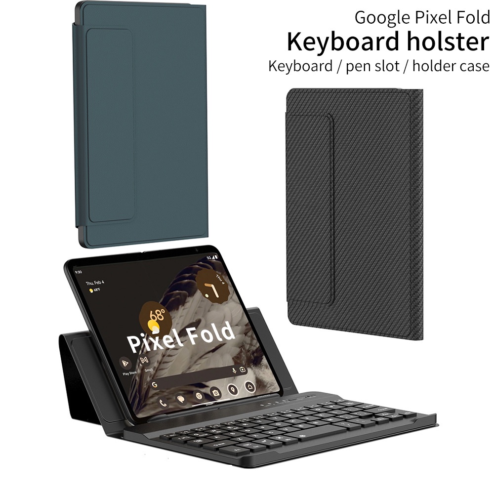 Bao Da PU Nắp Gập Kèm Bàn Phím Bluetooth Cho Samsung Galaxy Z Fold 5 5G Z Fold 4 Z Fold 3 2 1 Z Fold 5 Z Fold 4 3 Z Fold 2 1