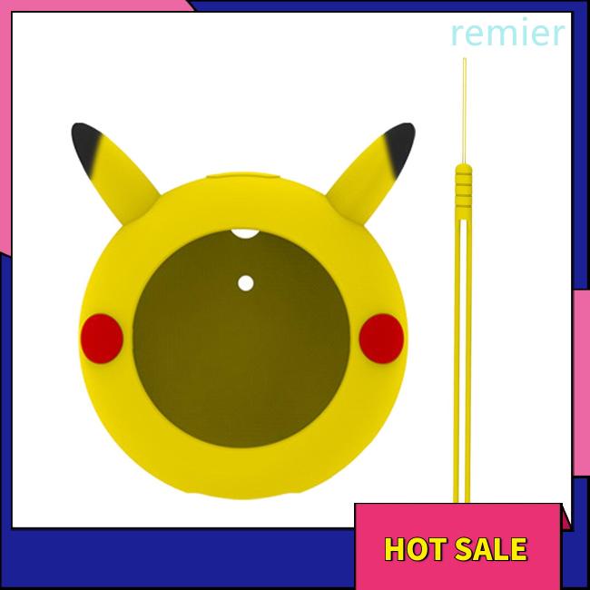 Re silicone case bảo vệ da mềm với dây đeo tay túi đựng du lịch tương thích cho pokémon go plus +