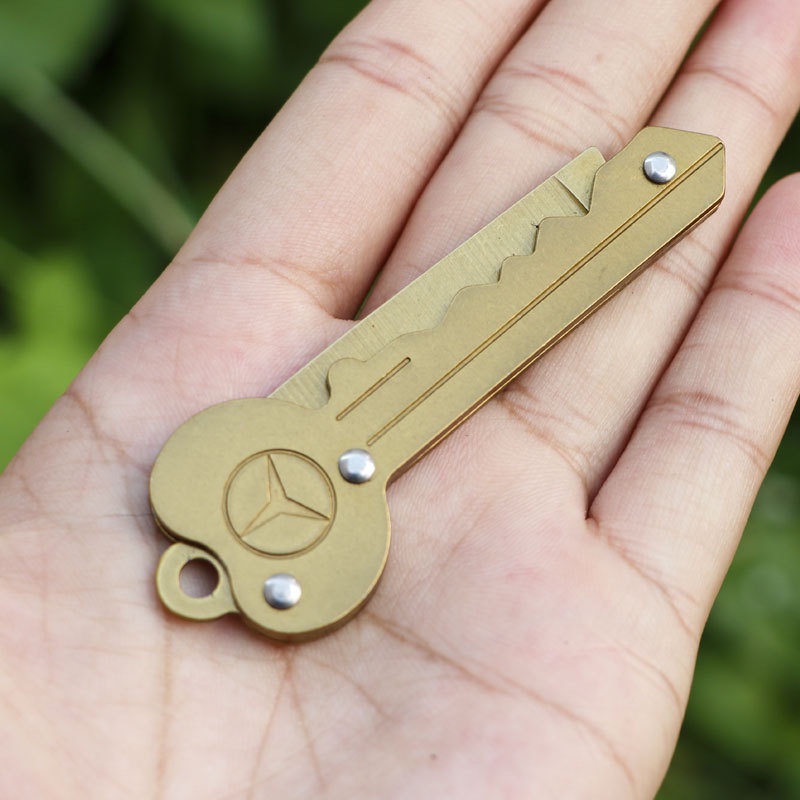 Dao Gấp Mini Hình Chìa Khóa - Tiện Lợi Treo Móc Khóa