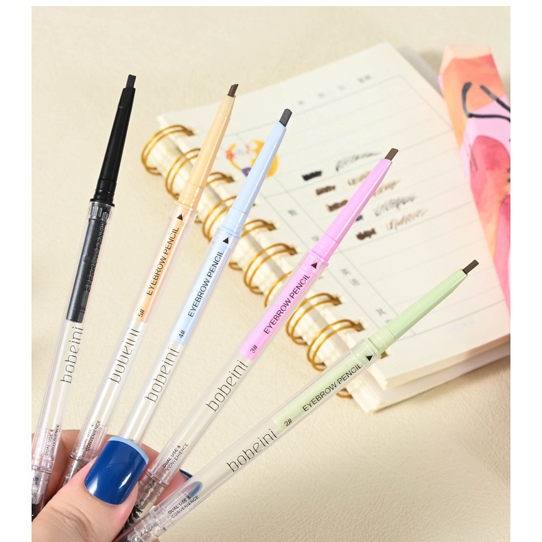 Bút Chì Kẻ Lông Mày Hai Đầu Kháng Nước Tự Nhiên Không Dễ Phai Màu