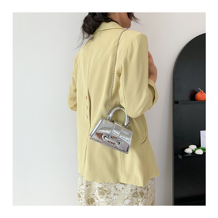 Túi Đeo Chéo mini Màu laser Bóng Thời Trang Hàn Quốc Cho Nữ