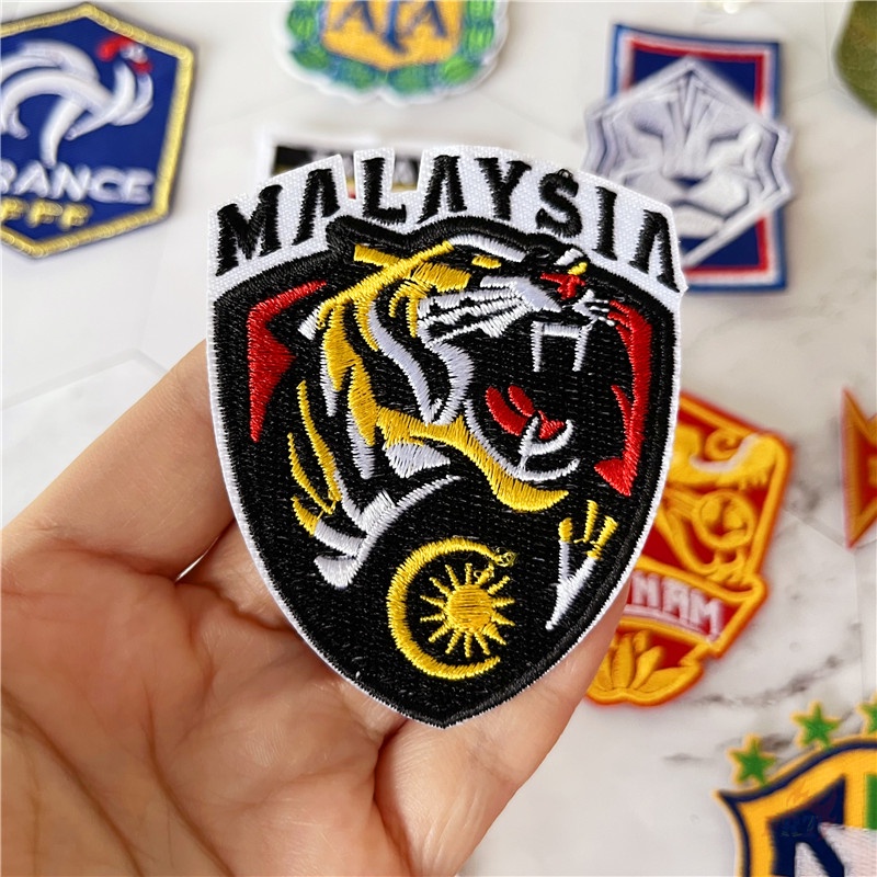 ♥ Logo Đội Bóng Đá Quốc Gia Portugal / Tây Ban Nha / Argentina / Germany Patchugal - Portugal / Tây Ban Nha / Argentina / Germany ♥ 1 Sticker Ủi Thêu Hình Huy Hiệu