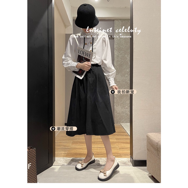 HHH  Giày Mary Jane Lolita đế cao 6cm Giày Búp Bê Đế da mềm đế êm thời trang 2023NEW Cho Nữ Đẹp ins fashion Thanh lịch B95F0CN 37Z230910