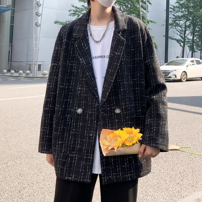 2023 New fashion áo khoác tròn sọc tay dài dáng rộng màu sắc đơn giản thoải mái hù hợp nam nữ chất nỉ bông cao cấp