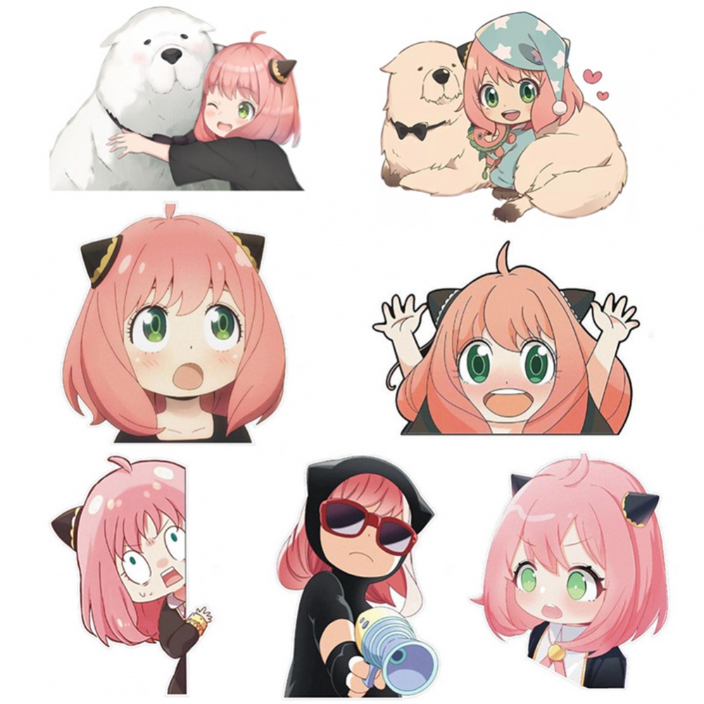 Miếng Dán Trang Trí Hình anime Cao Cấp Cho Xe Hơi Xe Máy