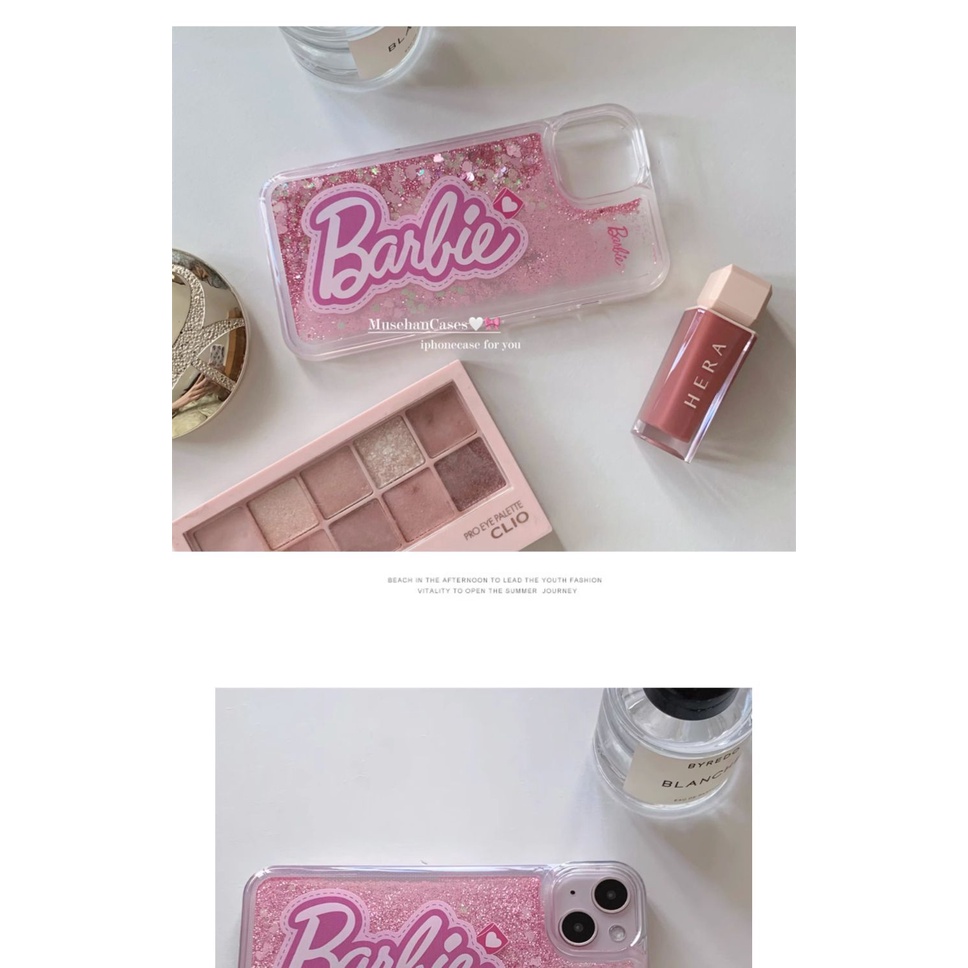 Ốp Điện Thoại Kim Tuyến Nước Chống Rơi Hình Búp Bê Barbie Cho Iphone 14promax 13 11 14pro 13pro 14